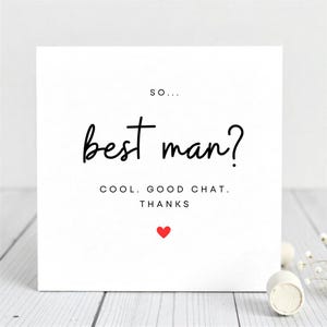 Cartão engraçado para pedido de casamento de padrinho - Convite minimalista para padrinho - Pedido bem-humorado para festa.