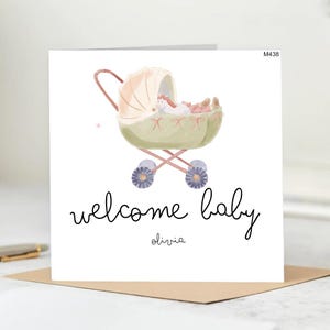 Biglietto di benvenuto per neonata, biglietto per neonata, biglietto per neonata, biglietto di benvenuto al mondo, biglietto per neonata, regali per neonati, neonata