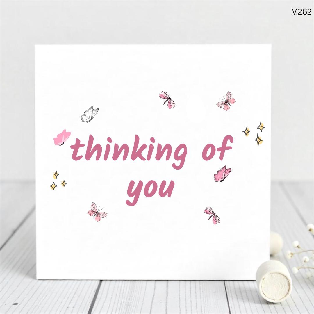 Thinking of You Card: Personalized Encouragement Greeting Card - Etsy