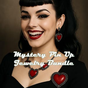 Mystery Pin-Up Jewelry Bundle: Rockabilly Gothabilly Surprise Set