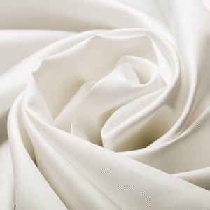 Fabric Swatch – Ivory Mikado Satin for Custom Wedding Dress – Sample Material