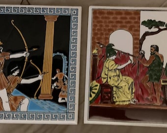 Greek Tiles Hand  Made