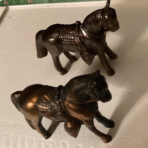 Carnival Horse Prize Copper Figurine