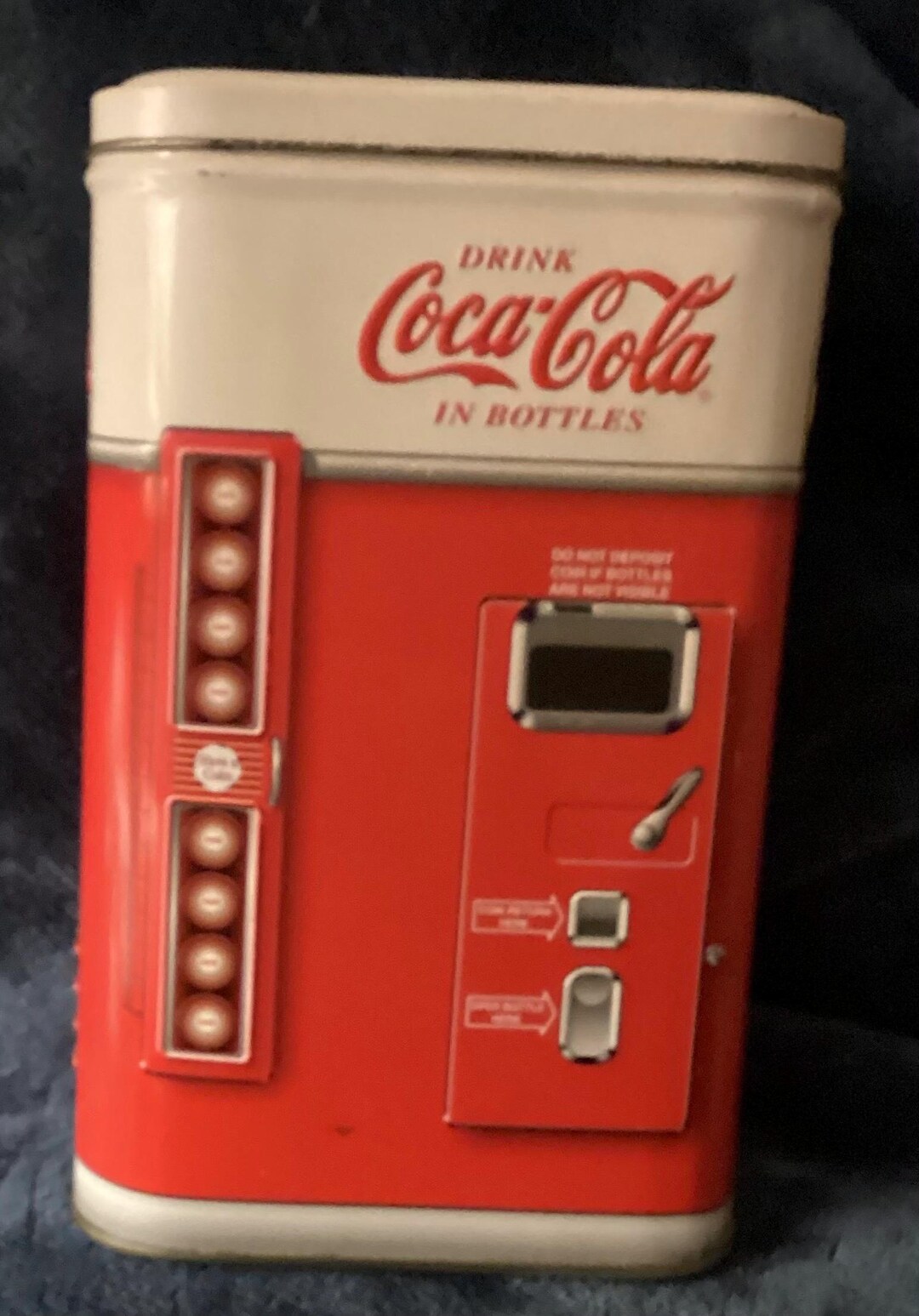 Coca Cola Tin Coke Dispebser Bank - Etsy