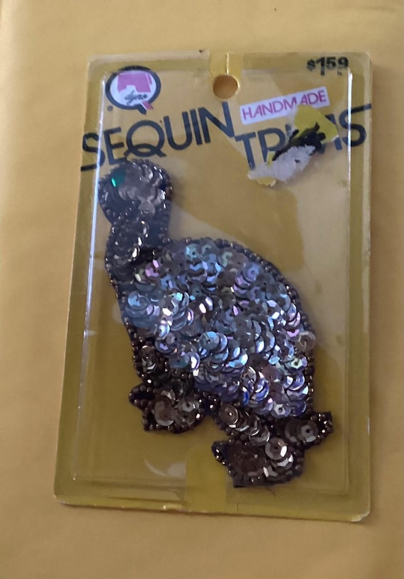 Sequin Turtle Patch - image 1