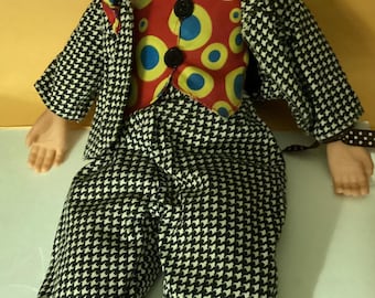 Cloth Clown Doll