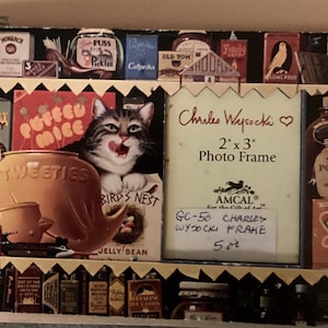 Charles Wysocki wooden Frame