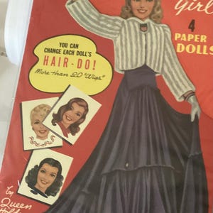 Queen Holden Glamour Girl Paper Doll