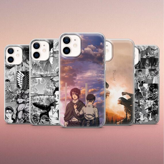 Attack on Titan Phone Case AOT Anime Cover for iPhone 17 Pro, 16, 15, 14, 13, 12, Samsung S25, S24, S23, S22, A56, A16, Pixel 10Pro, 9A, 8A