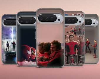 3 Spidermans Phone Case No Way Home Cover for Google Pixel 10a, 10Pro, 10Pro XL, 9, 9A, 9Pro, 8, 7, 6, Samsung S26, S25, A56, A16, iPhone 17