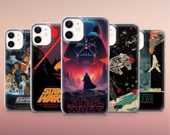 Star Wars Phone Case Movie Sci Fi Cover for iPhone 17Pro, 16, 15, 14, 13, 12, Samsung S26, S25, S24, A56, A16, A36, Pixel 10Pro, 10, 9A, 8A