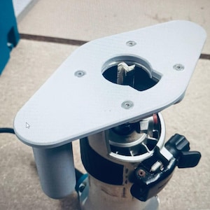 Makita RT0700 Router Mounting Plate: CNC Router Table Base, 3D Printed Jig