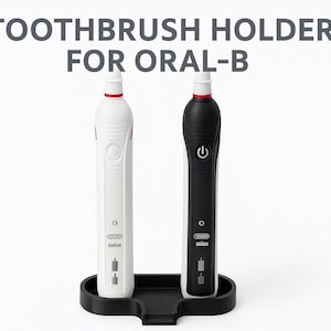 3D Printed Toothbrush Holder for Oral-B: Drip Tray Organizer