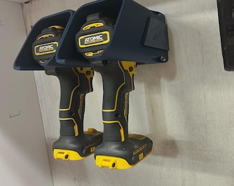 Väggfäste för borrmaskin – Hållare/hängare för sladdlös borrmaskin för garage | Passar Milwaukee, DeWalt, Makita, Bosch Tools
