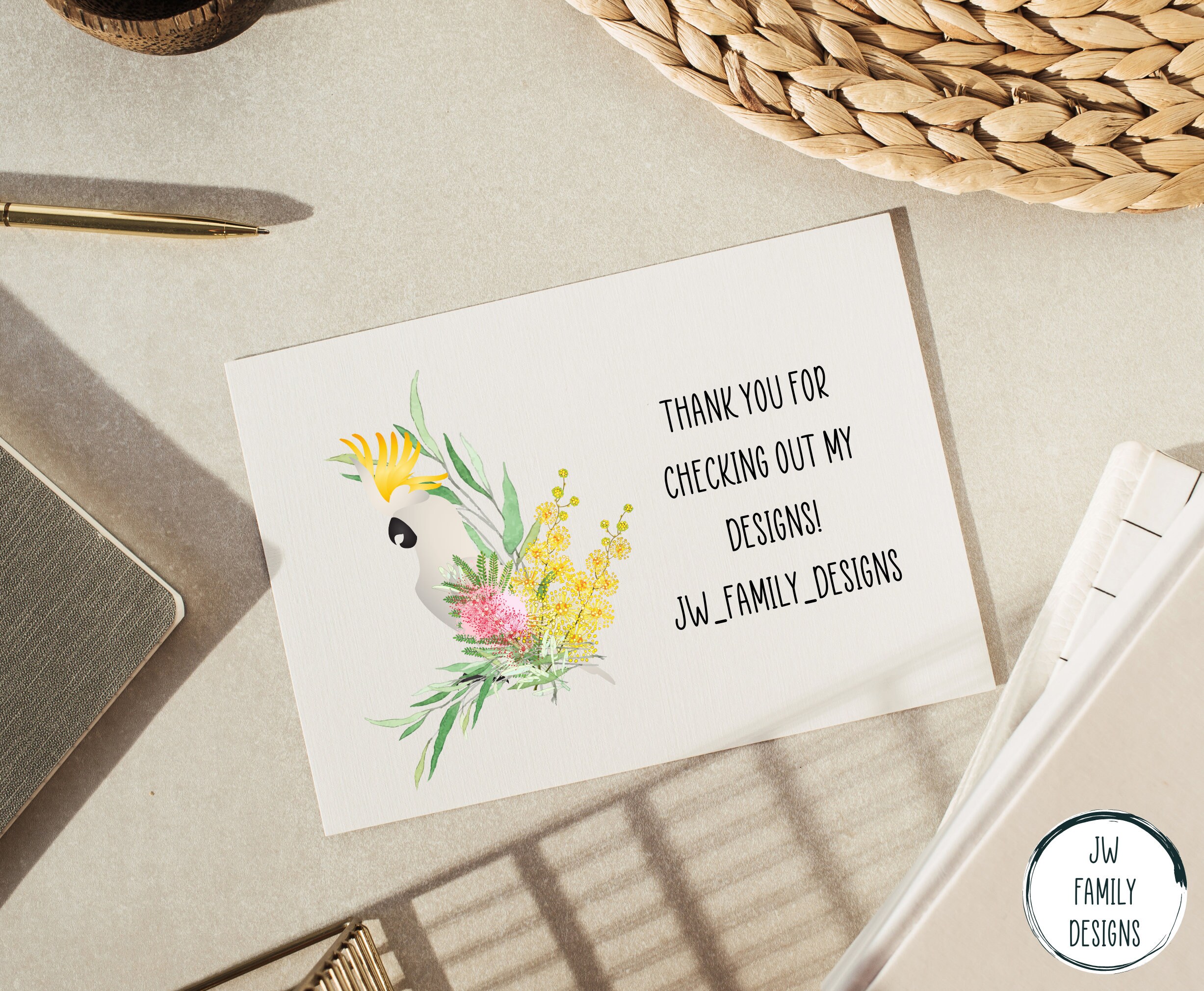 jw printable greeting card 6 x 4 blank inside a4 the etsy