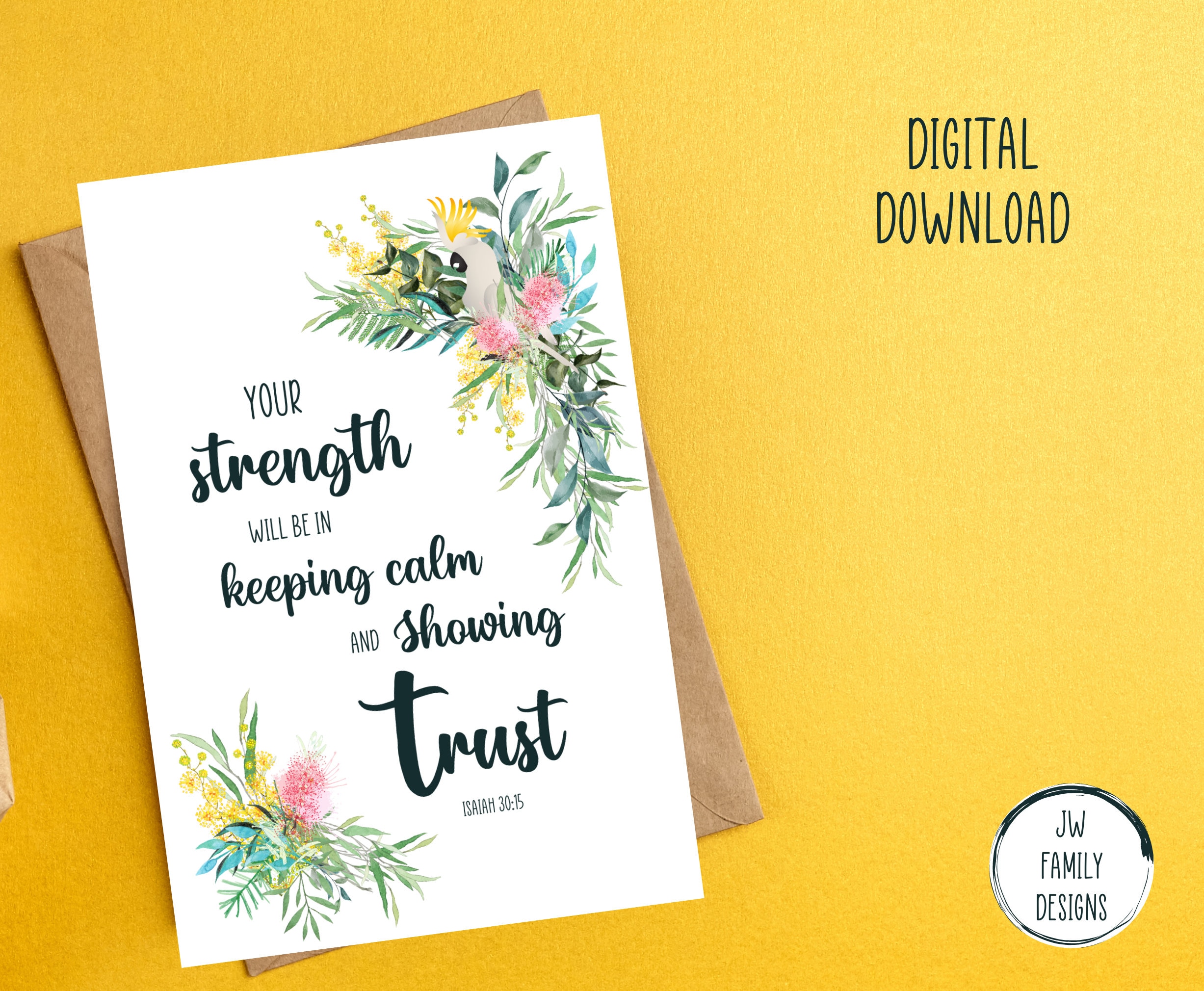 jw printable greeting card 6 x 4 blank inside a4 your etsy