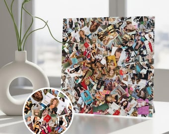 Personalized Gift for a Celebrity Fan "Creative Mess" | Custom Photo Collage from Multiple Pictures Celebrity
