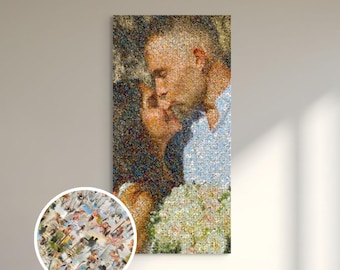 Custom Oil-Style Portrait from Multiple Photos + Video! | Custom Couple Christmas Gift