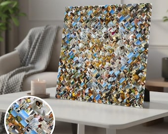 Personalized Wedding Anniversary Photo Gift "Heart" + VIDEO! | Artistic Photo Collage from Lovers Photos