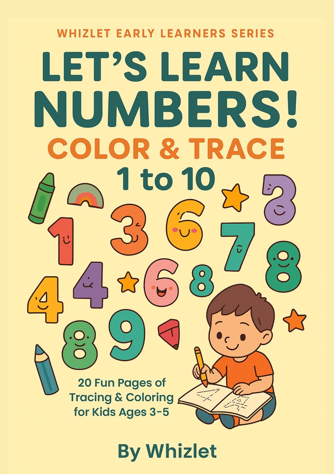 Let’s Learn Numbers 1 to 10 Coloring & Tracing Book for Kids | Fun ...