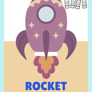 25 Kleurplaten met het thema Rocket en School Positieve affirmatiekaarten voor kinderen Mentale en spirituele groei.