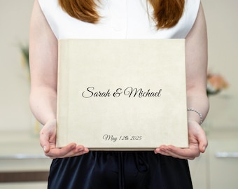 Personalized Wedding Guest Book: Instax/Polaroid Photo Guestbook, Engagement Gift