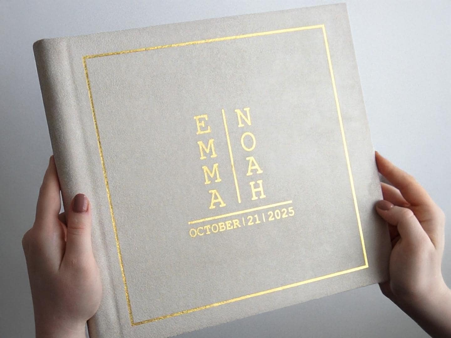 Personalized Wedding Guest Book: Polaroid Photo Album