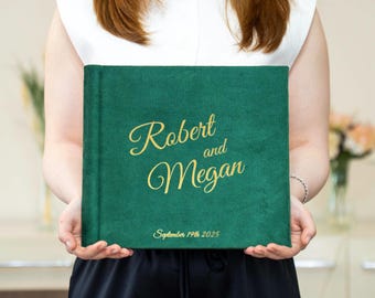 Personalized Wedding Guest Book: Instax Photo Album, Polaroid Guestbook