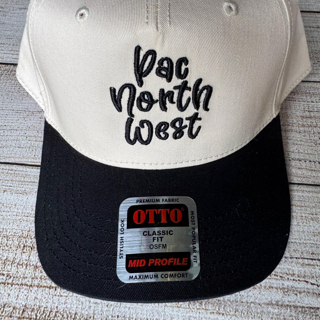 Pac North West Embroidered Hat – Pacific Northwest PNW Cap - Etsy