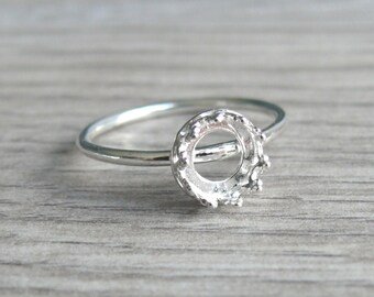 sterling silver bezel ring blank