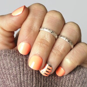 Knuckle ring • Silver Midi ring • Sterling silver above the knuckle ring • Upper knuckle ring • Mid knuckle ring • First knuckle ring