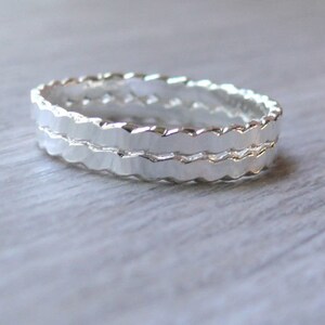 Thick Stacking Rings Set | Eco Friendly Jewelry | Thick Twisted Band ...