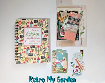 My Garden | A Retro Junk Journal Kit With Journal and Ephemera Pack
