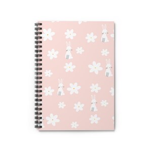 Niedliches Häschen - Spiralblock - Perfekt für Kinder, Journaling, Geschenke, Schule, und Frühlingsfeiern, liniert