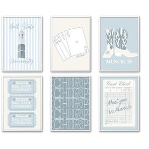 BALL STATE UNIVERSITY |  College Wall Decor | Digital Prints