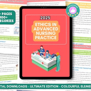 Ethnische Pflege und Pflege am Lebensende auf der Intensivstation, ICU Nursing Note Bundle, ICU Starter Bundle,
