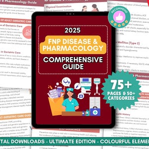 FNP Review Study Guide for Family Nurse Practitioner Board Exam Disease and Pharmacology