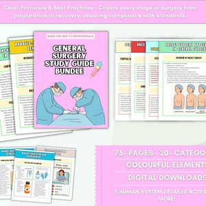 Advance Guide to General Surgery OR Nursing Notes, Surgical Guide, Surgery, Complete OR Notes - New Edition