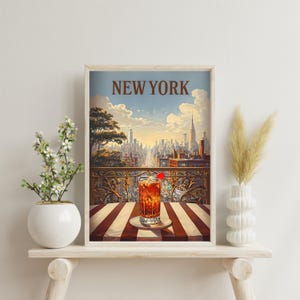 New York Reise Print - Bunte Wandkunst - Reise Poster - Haus Wandkunst - New York Poster - Reise Print - Poster - Geschenk für Reisende