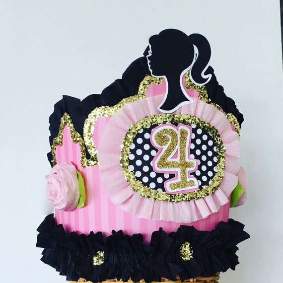 Barbie Birthday Crown, Barbie Birthday hat, Princess birthday crown