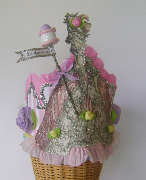 Marie Antoinette Birthday Crown, Marie Antoinette Birthday Hat, birthday hat, girl birthday, let them eat cake or customize it, Il_570xn