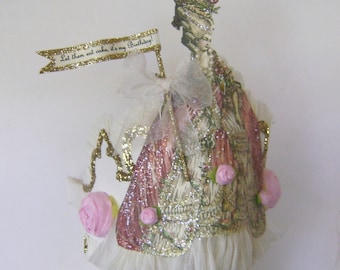 Marie Antoinette Birthday Crown - Let them eat cake its my Birthday or anything you want - customize it!