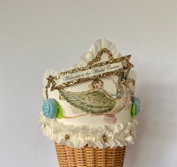 Baby Shower Crown, Baby Shower Hat, Mommy To Be Hat, custom baby shower
