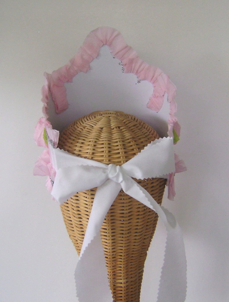 4th Birthday Crown, 4th birthday Hat, pink birthday hat, customize with any number, fits any size 画像 4