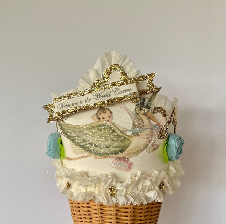 Baby Shower Crown Baby Shower Hat Mommy to Be Hat Custom Etsy
