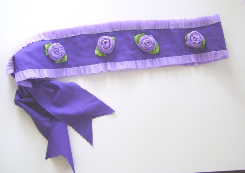 purple sash customize Party sash BIG SISTER Sash adjustable for adult or child