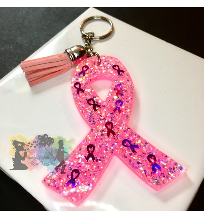 Awareness Ribbon Keychain Etsy