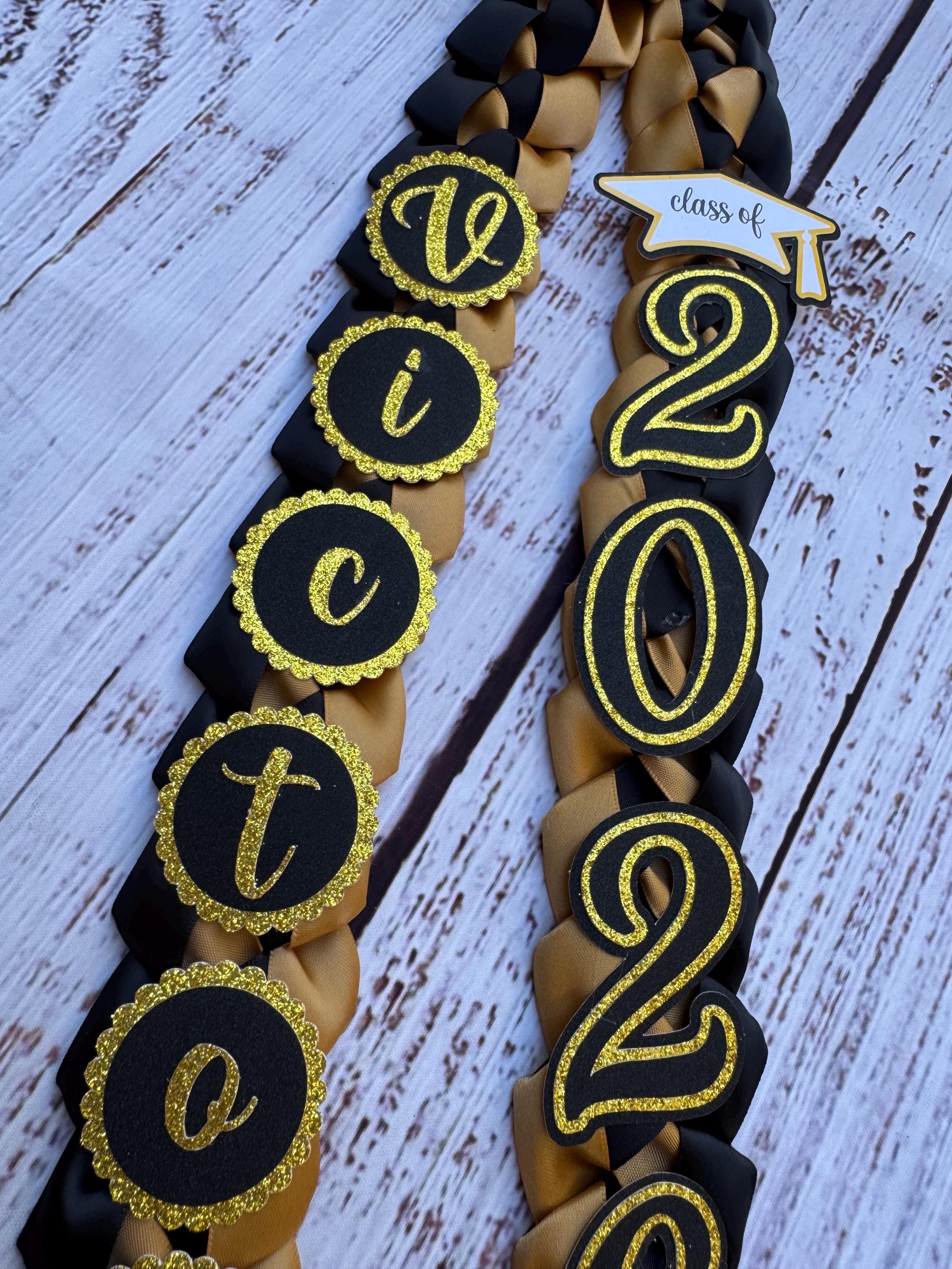 Handmade Braided Ribbon Graduation Lei: Class of 2026 Keepsake - Etsy