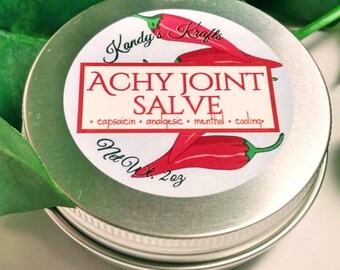 All Natural Joint and Muscle Salve • Capsaicin and Menthol Benefits • Petroleum Free