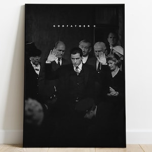Cult Italian Mob Gangster Movie Poster, Digital Download, Mafia Drama Print, Classic Wall Art, Gift Idea for Movie Enthusiasts
